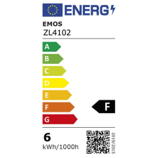 Emos ZL4102 6W E14 meleg fehér gyertya LED izzó izzó