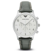  Emporio Armani AR1861 férfi quartz karóra bőr szíjjal, kronográf, WR30