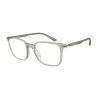 Emporio Armani EA3242U 6107 Shiny Transparent Green Demo Lens szemüveg