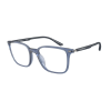 Emporio Armani EA3242U 6108 Shiny Transparent Blue Demo Lens szemüveg