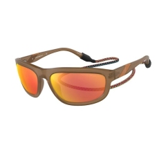 Emporio Armani EA4183U 5084F6 MATTE OPALINE BROWN ORANGE MIRROR RED napszemüveg