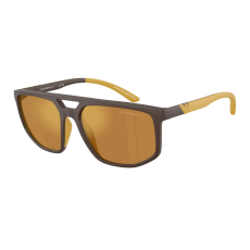 Emporio Armani EA4248U 62586H Matte Brown Brown Mirror Gold napszemüveg