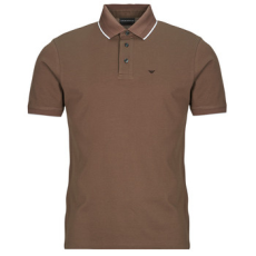 Emporio Armani Rövid ujjú galléros pólók POLO SHIRT EM000858 Barna EU S
