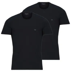 Emporio Armani Rövid ujjú pólók 2-PACK CREW NECK T-SHIRT AF14132 Fekete EU XL