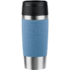 EMSA Travel Mug Classic 360ml Termosz - Világoskék/Inox