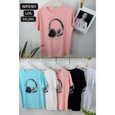 EMT Póló pamut női póló mintás – 2XL/3XL