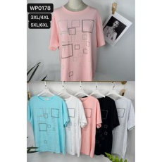  EMT Póló pamut női póló mintás – 3XL/4XL