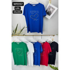 EMT Póló pamut női póló mintás – L/XL női póló