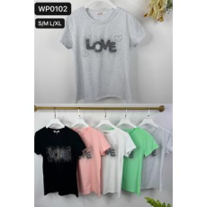  EMT Póló pamut női póló mintás – L/XL