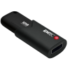 Emtec 128GB B120 Click Secure USB 3.2 Gen 1 Pendrive - Fekete
