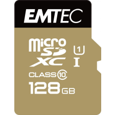 Emtec 128GB microSDXC Emtec Gold+ CL10 + adapter (ECMSDM128GXC10GP) memóriakártya