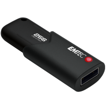 Emtec 256GB B120 Click Secure USB 3.2 Gen 1 Pendrive - Fekete pendrive