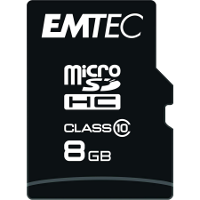 Emtec 8GB Classic microSDHC UHS-I CL10 Memóriakártya + Adapter memóriakártya