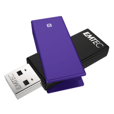 Emtec C350 Brick Pendrive, 8Gb, USB 2.0, lila (Ecmmd8Gc352) pendrive