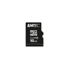 Emtec MicroSD Card  16GB SDHC CL.10 inkl. Adapter (ECMSDM16GHC10CG) memóriakártya