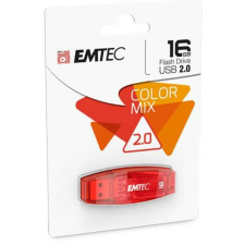 Emtec Pendrive, 16GB, USB 2.0, EMTEC  C410 Color , piros pendrive