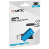 Emtec Pendrive, 32GB, USB 2.0, EMTEC  C350 Brick , kék