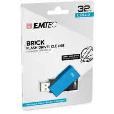 Emtec Pendrive, 32GB, USB 2.0, EMTEC "C350 Brick", kék pendrive