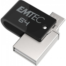 Emtec Pendrive, 64gb, usb 2.0, usb-a/microusb, emtec &quot;t260b mobile&go&quot; ecmmd64gt262b pendrive