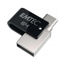 Emtec Pendrive, 64GB, USB 3.2, USB-A bemenet/USB-C kimenet, EMTEC  T260C Dual pendrive