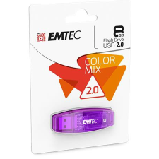 Emtec Pendrive, 8GB, USB 2.0, EMTEC &quot;C410 Color&quot;, lila pendrive