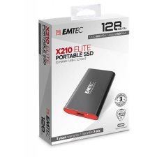 Emtec SSD (külső memória), 128GB, USB 3.2, 500/500 MB/s, EMTEC &quot;X210&quot; merevlemez