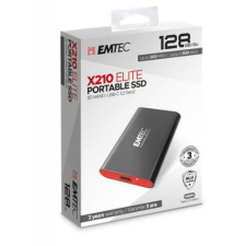 Emtec SSD (külső memória), 128GB, USB 3.2, 500/500 MB/s, EMTEC "X210" merevlemez