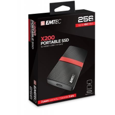 Emtec SSD (külső memória), 256GB, USB 3.2, 420/450 MB/s, EMTEC &quot;X200&quot; merevlemez