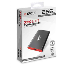 Emtec SSD (külső memória), 256GB, USB 3.2, 500/500 MB/s, EMTEC &quot;X210&quot; merevlemez