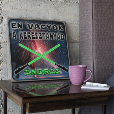 Én vagyok a keresztanyád - Star Wars Vászonkép (Személyre szabható) grafika, keretezett kép