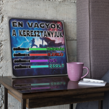 Én vagyok a keresztanyjuk - Star Wars Vászonkép (Személyre szabható) grafika, keretezett kép