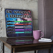 Én vagyok a keresztapjuk - Star Wars Vászonkép (Személyre szabható) grafika, keretezett kép