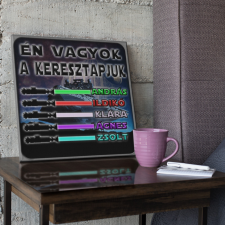 Én vagyok a keresztapjuk - Star Wars Vászonkép (Személyre szabható) grafika, keretezett kép
