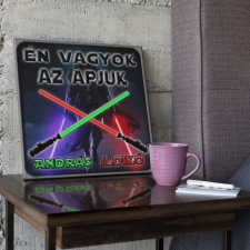 Én vagyok az apjuk - Star Wars Vászonkép (Személyre szabható) grafika, keretezett kép
