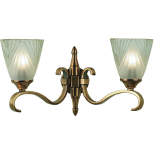 Endon Lighting Endon klasszikus fali lámpa columbia sárgaréz átlátszó end63451 világítás