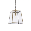 Endon Lighting Endon klasszikus modern függeszték hurst antik sárgaréz átlátszó end95835