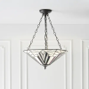 Endon Lighting Endon klasszikus tiffany függeszték astoria sötétbarna sokszínű end63936