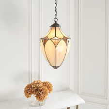 Endon Lighting Endon klasszikus tiffany függeszték brooklyn sötétbarna sokszínű end63974 világítás