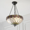 Endon Lighting Endon klasszikus tiffany függeszték hutchinson sötétbarna sokszínű end64175
