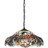 Endon Lighting Endon klasszikus tiffany függeszték sullivan sötétbarna sokszínű end64325