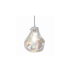 Endon Lighting ENDON Lava 1lt Pendant Iridescent glass & chrome plate 40W E27 GLS - ED-75664