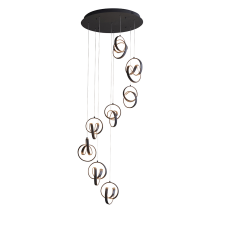 Endon Lighting Endon modern függeszték cosma fehér fekete end97625 világítás