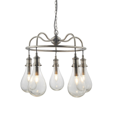 Endon Lighting Endon modern függeszték hadassa ősi nikkel átlátszó end93433 világítás