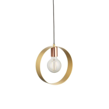 Endon Lighting Endon modern függeszték hoop réz nikkel csiszolt sárgaréz end97664 világítás