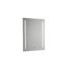 Endon Lighting ENDON Nero Nero 1lt Wall Mirrored glass & matt silver paint 9.8W LED (SMD 2835) Cool White - ED-91833