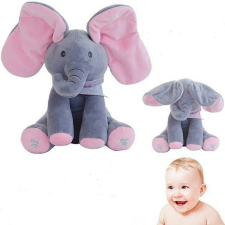  Éneklő, zenélő plüss elefánt - tökéletes ajándék (BBV) (BBJ) plüssfigura