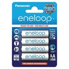  Eneloop R2U - tölthető AA ceruza elem, 1900 mAh (4 db) tölthető elem