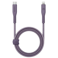 ENERGEA kabel Flow USB-C - Lightning C94 MFI 1.5m lila 60W 3A PD gyorstöltés mobiltelefon kellék