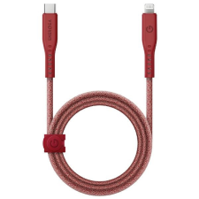 ENERGEA kabel Flow USB-C - Lightning C94 MFI 1.5m piros 60W 3A PD gyorstöltés mobiltelefon kellék