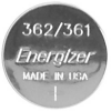ENERGIZER 362/361 gombelem, ezüstoxid, 1,55V, 27 mAh, Energizer SR721SW, SR58, SR721, V362, D362, 601, S, 280-29, SB-AK, SB-DK (634977) - Gombelem